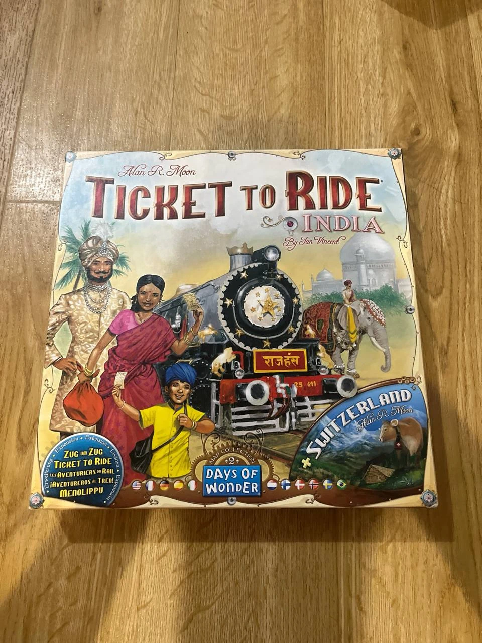 Les Aventuriers du Rail Inde / Suisse (Ticket To Ride - India Switzerland)